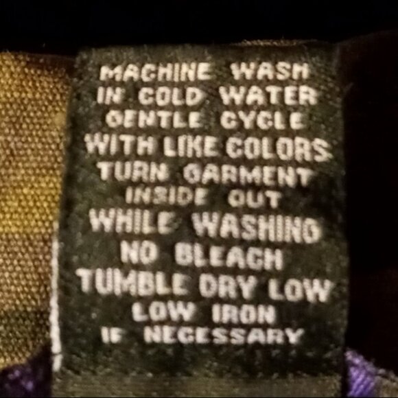 Morbid Threads Denim Military Jacket Embroidery Beaded Camouflage Women's XL - Picture 16 of 16